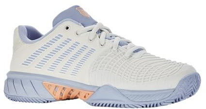 K-Swiss Performance Damen Express Light 3 HB Tennis Shoe, Star White/Heather/Peach Fuzz, 37.5 EU