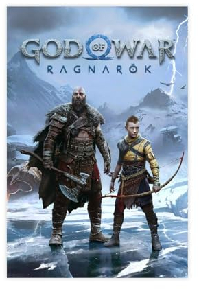 OWNPET God of War Ragnarok Game 1 Leinwand-Poster, Wandkunst, Dekor, Bild, Gemälde für Wohnzimmer, Schlafzimmer, Dekoration, ungerahmt, 30 x 45 cm