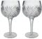 British Crystal Gin Glass/Goblet, Set of 2, Clear, Brierley Hill Crystal Cut Glasses Westminster Goblets (2, 300ml)