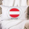 Freecustom Kissenbezug, rechteckig, Österreich-Flagge, 30,5 x 50,8 cm, dekoratives Kissen, Baumwollleinen, künstlerischer Kissenbezug für Zuhause, Sofa, Bettwäsche, Couch, Auto