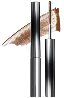 Judy Doll Curling Iron Mascara, Judy Doll Mascara, Judy Doll 3D Curling Wimperneisen-Mascara, Waschbar Borstenlose Metall Lockenstab Mascara,Curling & Voluminous Mascara (Braun)