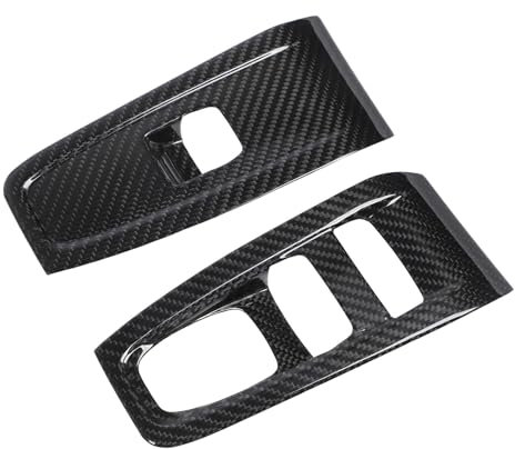 Tbest Carbon Fiber Fenster Schalter Bedienfeld Dekorative Trim Aufkleber Ersatz Fenster Glas Hebe Schalter Rahmen für BRZ 2022 + (Rechtslenker)