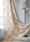 Tospass Vorhänge Gelb Blumen Floral Quaste Vorhänge - 150x220cm | Wohnzimmer Schlafzimmer Balkon Gardinen | Schiebegardinen | Semi-verdunkelungsvorhang | Perforierte Lamellenvorhang