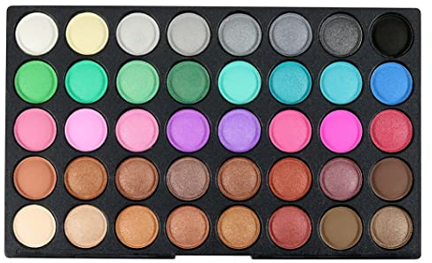 Palette di ombretto lunghe waterproof 120 Colori Concettore altamente pigmentato, tavolozza di tonalità a colori