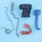 DOFABI Kettensägen-Reparatur, Ansaugschalter, Drosselklappenstange, for Husqvarna, 357XP 359 346XP 345 340 350 351 353 EPA-Ersatzteile Schalter-Austauschsatz
