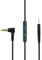 umvowuxa Kopfhörerkabel, kompatibel mit Bose QuietComfort35 QC35/QC25/OE2/OE2i/AE2/Soundlink/SoundTrue Kopfhörer, mit Inline-Mikrofon und Fernbedienung (Schwarz, 140 cm)