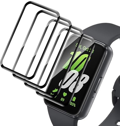 Haofun 4 Pezzi Pellicola Protettiva per Samsung Galaxy Fit 3 TPU Film, HD Schermo Antigraffio Senza Bolle, TPU Schermo Pellicola, Auto Guarigione (Trasparente)
