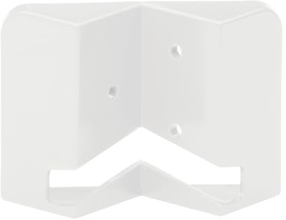 Oktaplex Eckwandhalter für Cali & Cali Dos Außenstrahler weiß | Kompatibel mit Cali Motion, Cali Dos Motion, 90° Außenecken, Eckmontage