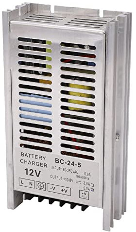 Caricatore Genset Costante Costante di Carica Rapida Generatore in Alluminio Caricatore da 160 a 250 V Adatto per Batterie a Temperatura Larga (DC12V)