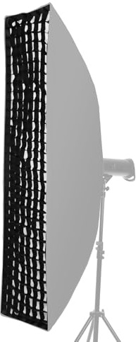Griglia a Nido d Ape per Softbox Striscia Fotografia Accessorio Fotografico il Controllo della Diffusione Luce Riprese Ritrattistiche e di Prodotti in Nylon Pieghevole con Fibbia Cerniera Installazion