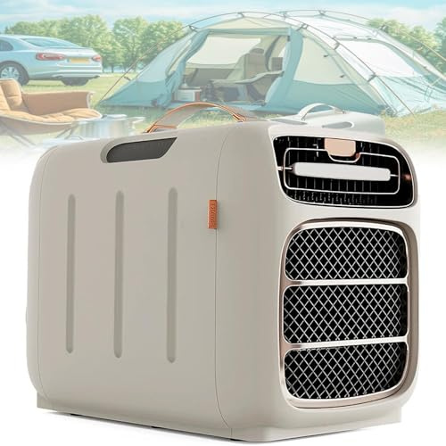 GTANND Mobile Zelt-Klimaanlage – Kühlen, Heizen & Entfeuchten – Camping-Klimagerät mit 800 W separatem Heizmodul – Ideal für Outdoor, Camping & Reisen (Wohnmobil, Wohnwagen, Zelt & LKW)