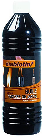 Diablotin FLAMM2 - Olio Speciale Torcia bambù de Jarin, Colore: Nero