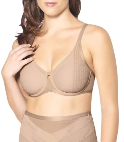 Triumph Damen Contour Sensation W01 EX Minimizer BH, per Pack Beige (Nude BEIGE 00NZ), 95G(Herstellergröße: 95)