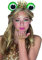 PartyXPeople Froschkönig Haarreif Erwachsene grün-gold 4150504 - STD