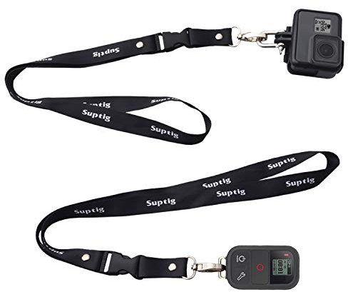 Suptig Lanyard - 2 Pack Neck Lanyard Compatible For Gopro Hero 13/12/11/10/9/8/7/6/5/4/Session/Dragon AKASO Action Cameras