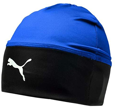 PUMA Unisex Liga Beanie-Mütze, Electric Blue Lemonade Black, Einheitsgröße
