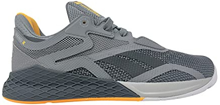 Reebok Men's Nano X Cross Trainer, 12.5 US, Pure Grey 5/Pure Grey 3/Pure Grey 7