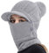 JIAHG Damen Winter Fliegermütze Trappermütze Winddicht Warm Wintermütze Strickmütze mit Ohrenklappen Mädchen Bombermütze Russenmütze Skimütze für Snowboarden Skaten Radfahren