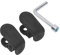 Akozon 2 Stück Front Frunk Hooks Befestigungsclips Auto Kofferraum Hutablage Clips Taschenaufhänger mit Schraubendreher für Model 3 2016-2019