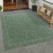 Paco Home Outdoor Teppich wetterfest & pflegeleicht Flachgewebe in Sisal-Optik mit Bordüre UV-beständig Modern für Balkon, Terrasse, Garten, Wohnzimmer, Grösse:300x400 cm, Farbe:Grün