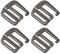 sourcing map 4 Stück Metall Schnallen Gurtband 0,98 25mm G-Haken Schiebeschnalle Verstellbare Schnallen für DIY Handgemachte Rucksack Taschen Gürtel, Dunkelgrau