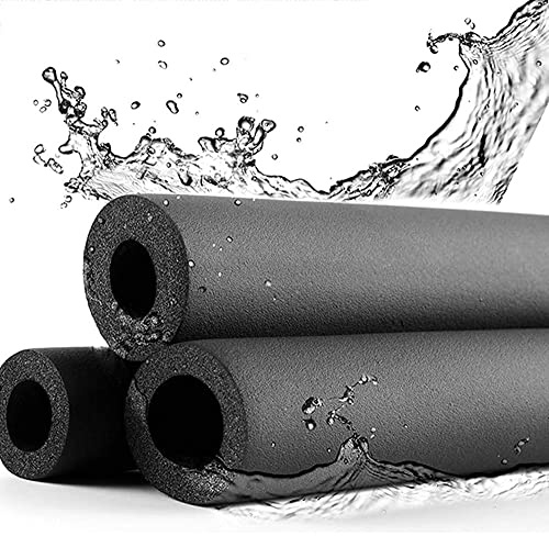 DULTAY Pipe Insulation Tubing ID 6/10/13/16/19/25/32/38/60/76/89mm 1.6m Length Water Tube Insulation Wrap Thickness 9mm Hollow Foam Tubes For Domestic Heating And Plumbing (Size : ID:38mm)