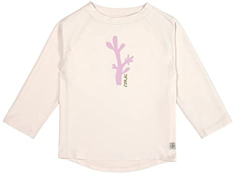 LÄSSIG Baby und Kleinkind Langarm Schwimmshirt Badeshirt Rashguard mit UV-Schutz Corals Milky 19-24 Monate