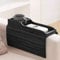 maxant Sofa Arm Tray Table, Couch Arm Table, Flexible Couch Armrest Table, Couch Cup Holder, Foldable Sofa Tray, Arm chair Tray for Remote Control Phone (A Black), 34*42, (WUKEL088990-91820)