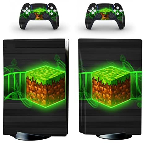 YANHAO Konsole ladestation Skin Für PS5 Skin Disc Edition Anime Console Und Controller Vinyl Cover Skins Wraps Für PS 5 Disc Version(5905) Skins Wraps Geschenk (Color : 2)