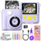 Camara Fotos Infantil Instantanea,GREENKINDER Camara Fotos Infantil,2.4 HD 1080P Cámara Instantánea para Niños con Tarjeta de 32GB,Bolígrafos de Colores y Papel de Impresión,Regalos Juguete
