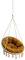 Velvet Kissen für Hängesessel, Sitzkissen für Stuhl, Hängekorb Sessel, Indoor Kissen, Waschbar Auflage, Rund, Swing, Schaukelkissen, Gelb, 92 cm