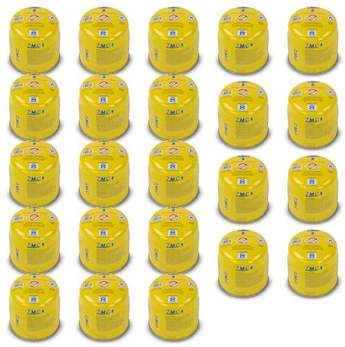 Z.M.C 48X Butan Gaskartuschen 190g Typ C200 EN417, Butan Gas Kartuschen mit Sicherheitsventil, Stechkartusche Gaskartusche ideal für Gasbrenner, Campingkocher, Abflämmgerät, Lötbrenner, Gaskocher