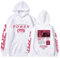 Hot Anime Chainsaw Man Hoodie Power Print Pullover Casual Hoodie Sweatshirt Men Women Pullover Long Sleeve White