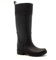 Tommy Hilfiger Donna Stivali in Gomma Rubber Long Boot Impermeabili, Nero (Black), 36