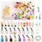 48 Stück Charms Anhänger Set,Bubble Tea Anhänger mit 81pcs Zubehör,Bastel Sachen für Ohrringe Selber Machen Set,Anhänger aus Harz,mit Aufbewahrungsbox, für DIY Armband Halsketten Ohrringe Schmuck
