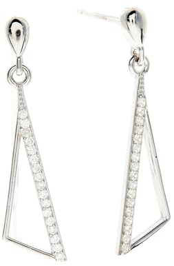Beneto Luxury Silver Earrings with Clear Zircons AGUP2361L sBE1436 Marke:
