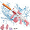 Elektrische Wasserpistole Sehr Stark Wassermaschinenpistole mit Wiederaufladbare Batterie Squirt Gun Wasser Spielzeug bis zu 20ft,Outdoor Water Gun Schießspiel für Erwachsene and Kinder (Pink)