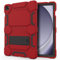 SEVROK Rugged Case for Samsung Galaxy Tab A9+ 10.9 2023 Release - Heavy Duty Shockproof Protective Cover with Kickstand - Compatible with Galaxy Tab A9 Plus (SM-X210/X216/X218), Red+Black