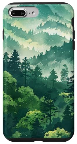 iPhone 7 Plus/8 Plus Green Mountain Pop Mount Socket Art Work Tree Woods Case