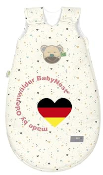 Odenwälder Baby Schlafsack mit Mucki® | Allrounder 2,5 TOG | Ganzjahres Schlafsack 110cm