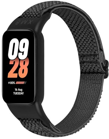 SHIJZWD Cinturino Compatibili con Xiaomi Smart Band 8 Active/Redmi Smart Band 2, Nylon Elastico Cinturini Sport Regolabili Braccialetto Ricambio Compatibili con Xiaomi Redmi Band 2/Band 8 Active