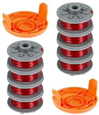 Gardena 5328-20 Bobine de rechange pour débroussailleuse Turbo SmallCut 2401 - 6,1 m - Avec couvercle - 8 bobines + 2 couvercles