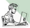 4 x Small 50mm 'Software Developer' Transparent/Clear Sticker Decals for Windows/Cars/Walls (DC00131152)