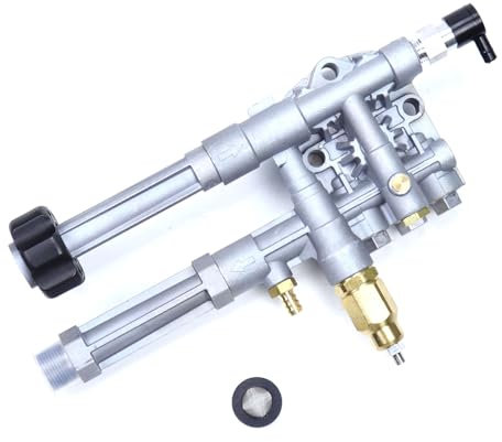 MOCW Pressure Washer Pump Head Assy Aluminum AR42518 AR43061 AR42940 Compatible with Troy Bilt RMW SRMW Series Pumps RMW2.2G24 2G23B 2G24 2G20 2G25 SRMW2.2G26