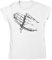 Two Betende Hand mit Rosenkranz Perlen und Kreuz Damen T-Shirt Weiß, weiß, XXL