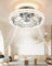 Bellanny 75W Deckenleuchte Ventilator | Deckenventilator mit Beleuchtung | Deckenlampe Dimmbar mit Fernbedienung App | 49cm, 3 Farbtemperatur, 6-Speed LED Lampe für Schlafzimmer Wohnzimmer Esszimmer