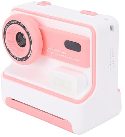 Caméra à imprimé instantané Portable, 48 MP Double Caméras Arrière Avant, Caméra Vidéo HD avec 3 Rouleaux Papier d', Charge de Type C, Thermique, Appareil Photo Numérique pour Enfants pour Garçons