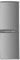 Teknix STF1448S Freestanding 50/50 Fridge Freezer, Compact 142L Capacity, Adjustable Temperature Control and Legs, Reversible Doors, Efficient LED Light, 4 Star Freezer Rating - in Silver