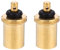 SEWACC 2pcs Brass Gas Refill Adapter Lightweight Inflation Valve Nozzle Connector for Camping Hiking and Outdoor Use Canister Refilling