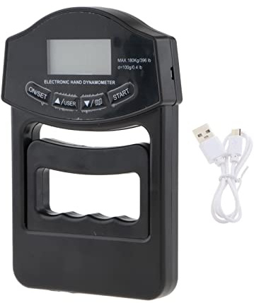 Dinamometro a mano Dynamometer Misuratore di Misurazione Avambraccio Tester Per La Forza Sportiva Misura N/kg/Lb/oz.
